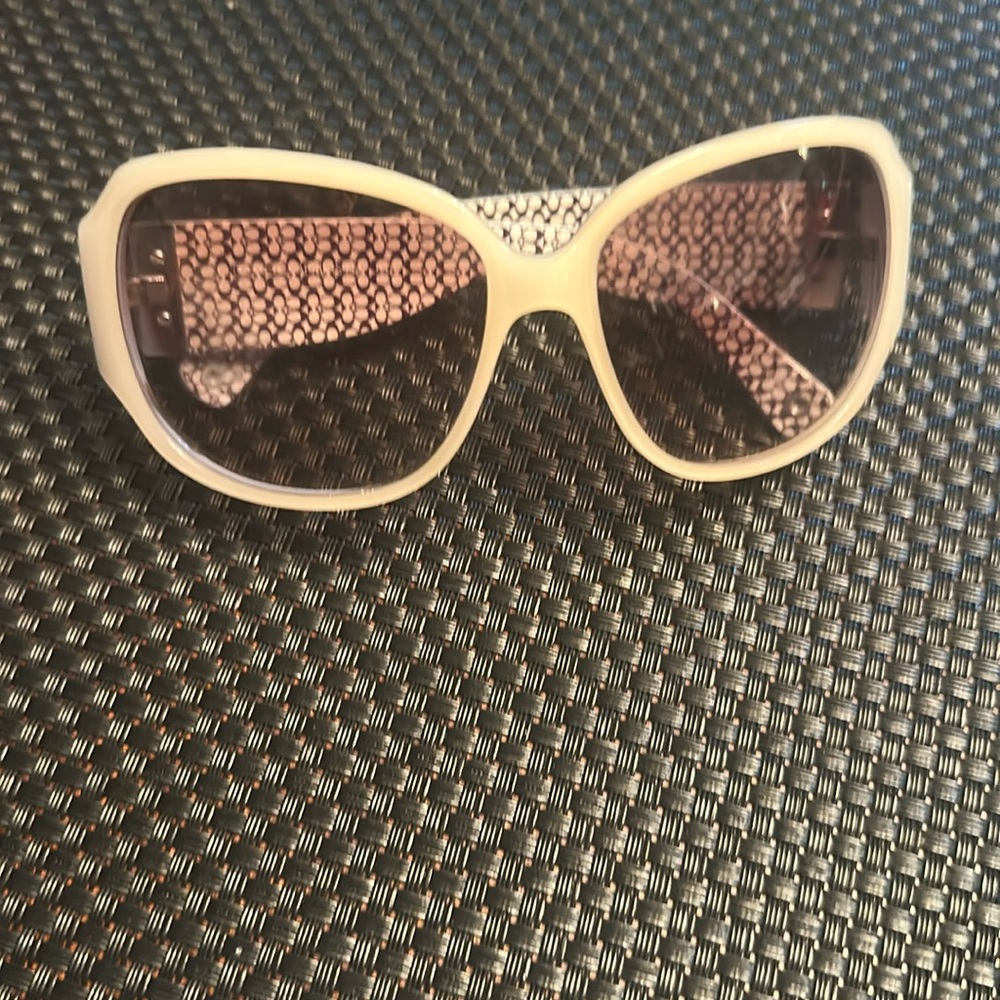 Coach sunglasses w flower rhinestone